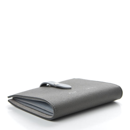 Celine Grained Calfskin Medium Multifunction Strap Wallet Grey 4 of 7