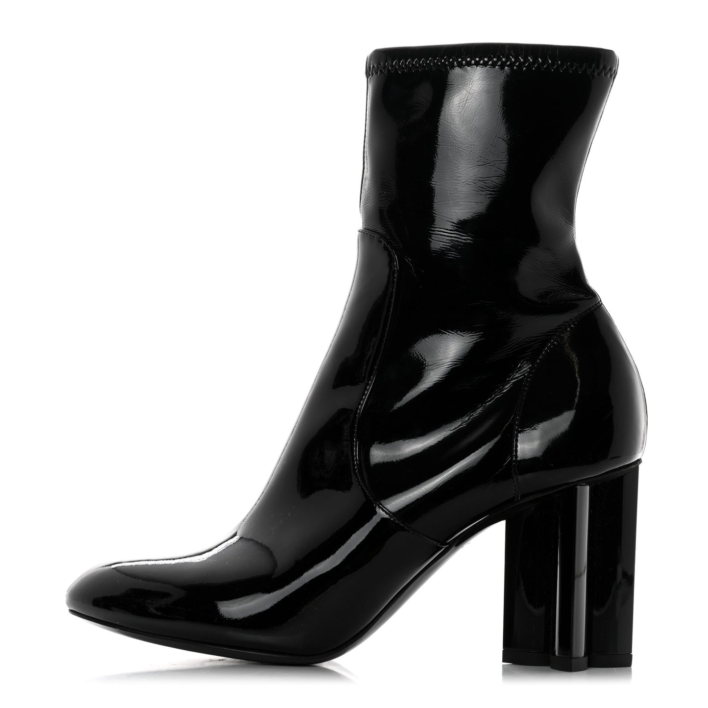 Patent Uniformes Silhouette Ankle Boots 37.5 Black