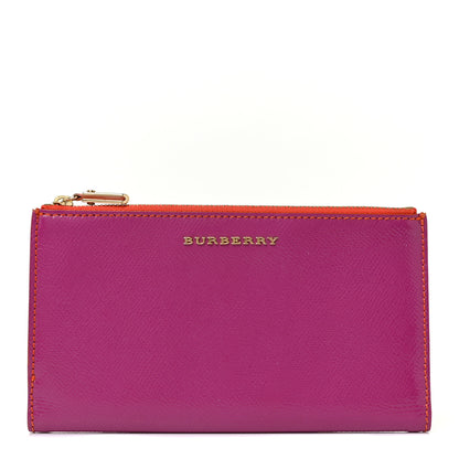 Burberry Patent Constantine Continental Wallet Viola Orange 1 of 9