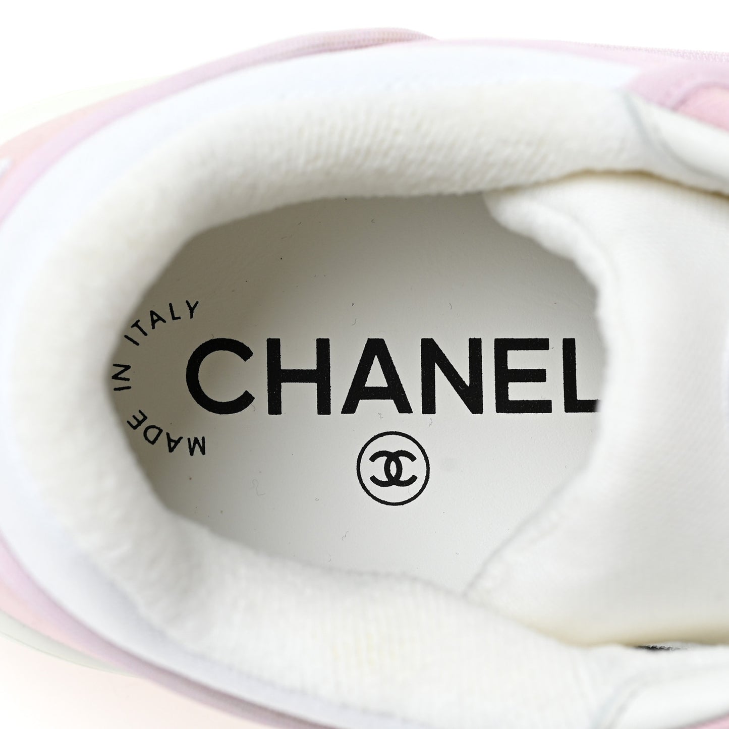 Fabric Womens Logo Sneakers 38 Light Pink