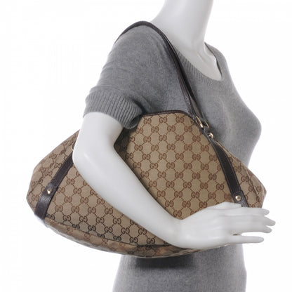 Gucci Monogram Medium Abbey Shoulder Bag Dark Brown 2 of 7