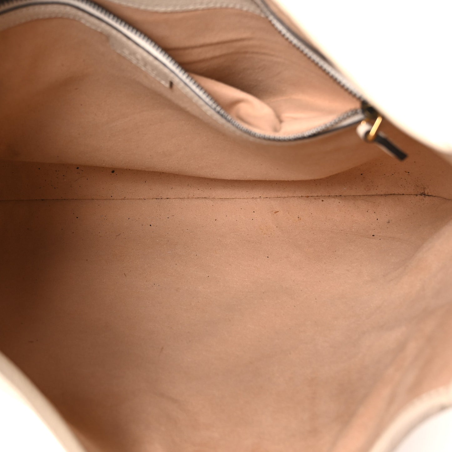 Goatskin Large Aphrodite Shoulder Bag Mystic White