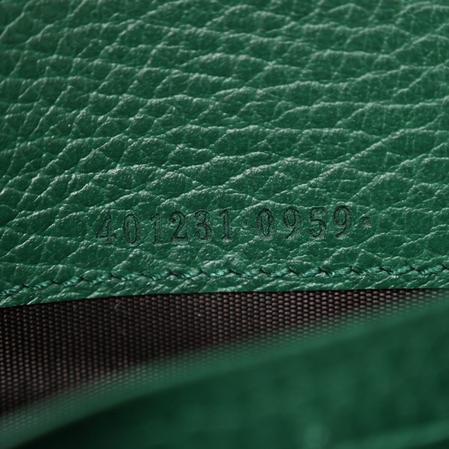 Calfskin Mini Dionysus Chain Wallet Emerald