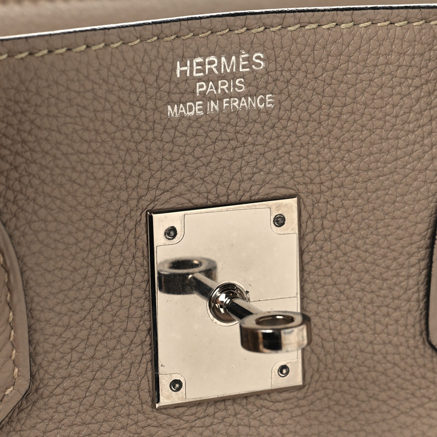 Hermes Togo BIRKIN 35 Gris Tourterelle 6 of 13