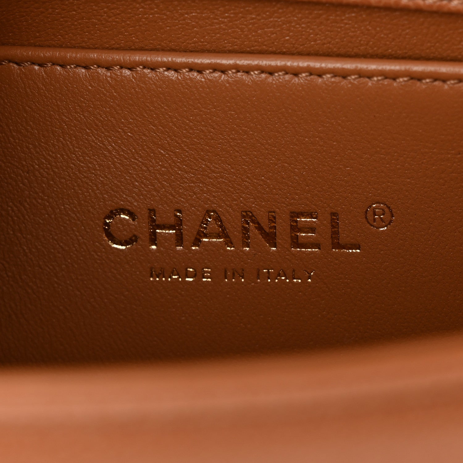 Chanel Caviar Chevron Quilted Small Boy Flap Brown 9 of 11