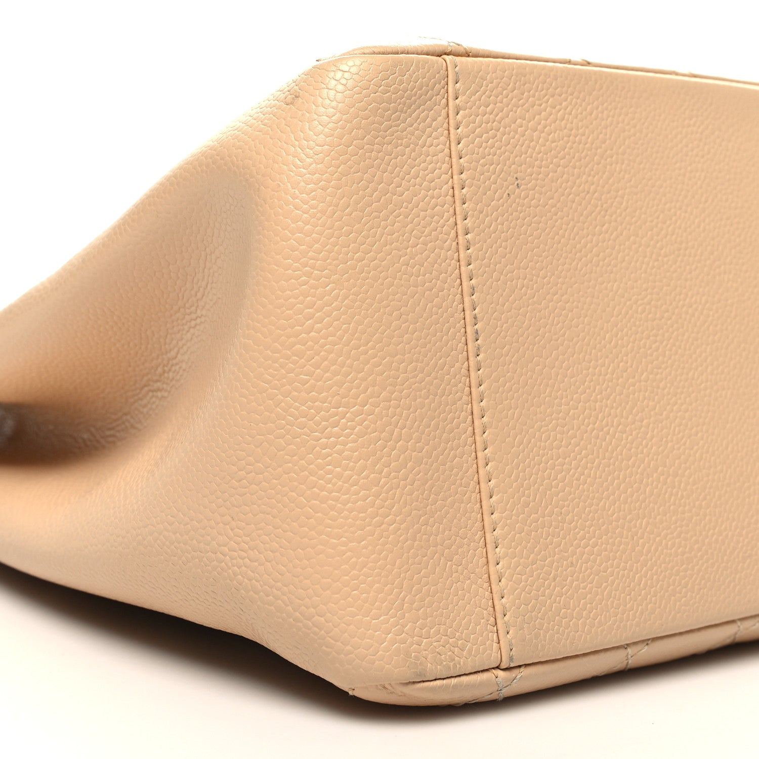 Chanel Caviar Quilted Grand Shopping Tote GST Beige 10 of 14