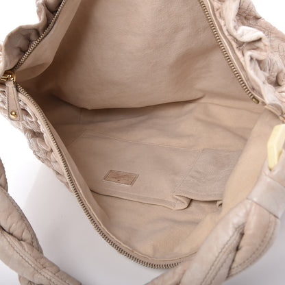 Louis Vuitton Lambskin Olympe Nimbus GM Ecru 5 of 6