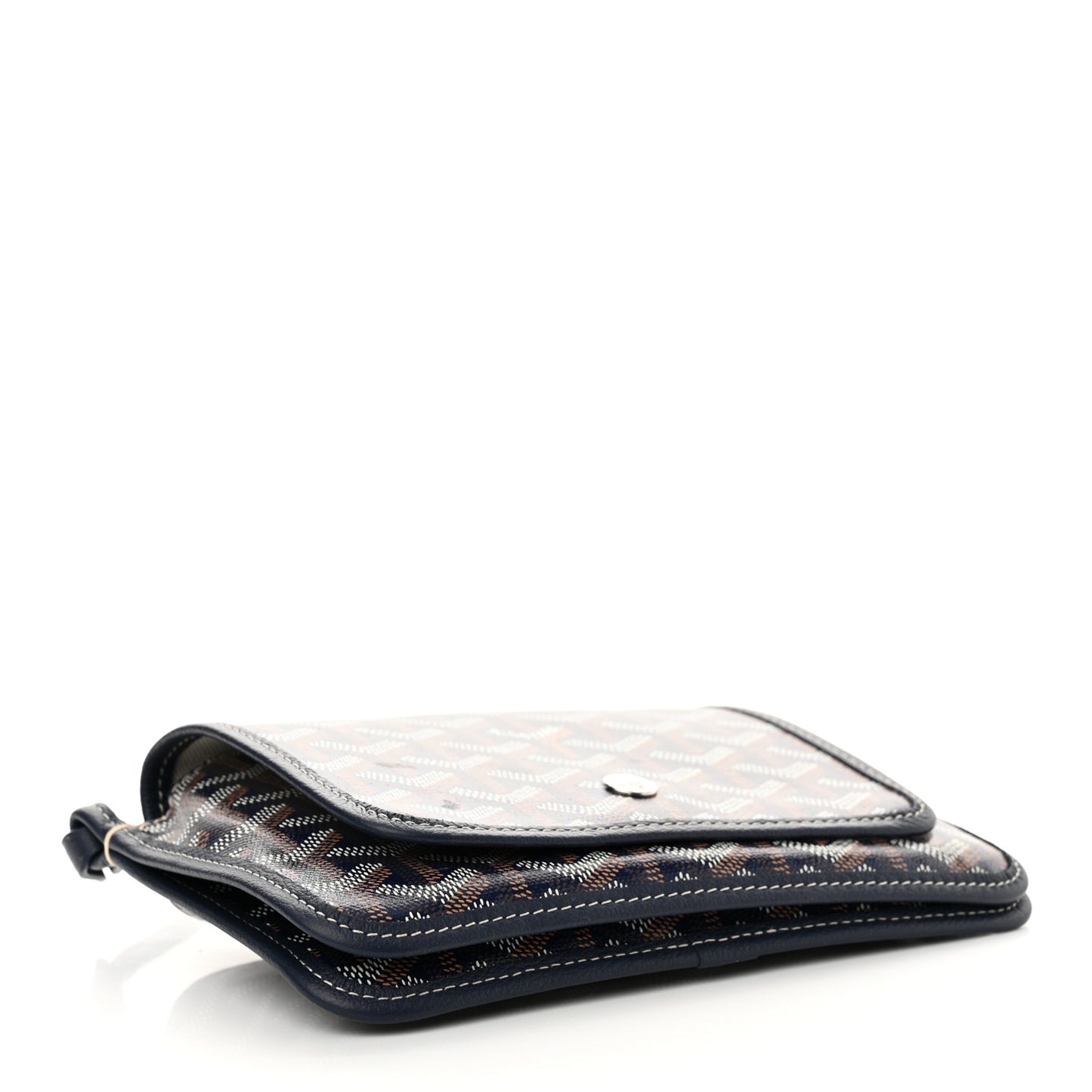 Goyardine Plumet Wallet Clutch Navy