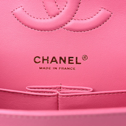 Chanel Caviar Quilted Medium Double Flap Pink 6 of 10