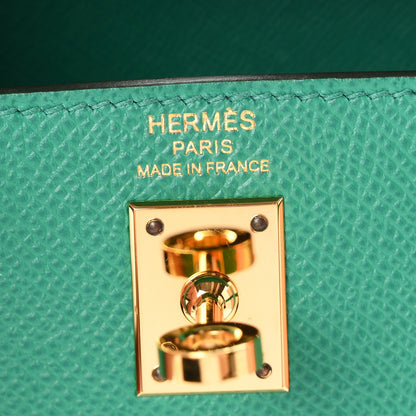 Hermes Epsom Kelly Sellier 25 Vert Jade 6 of 11