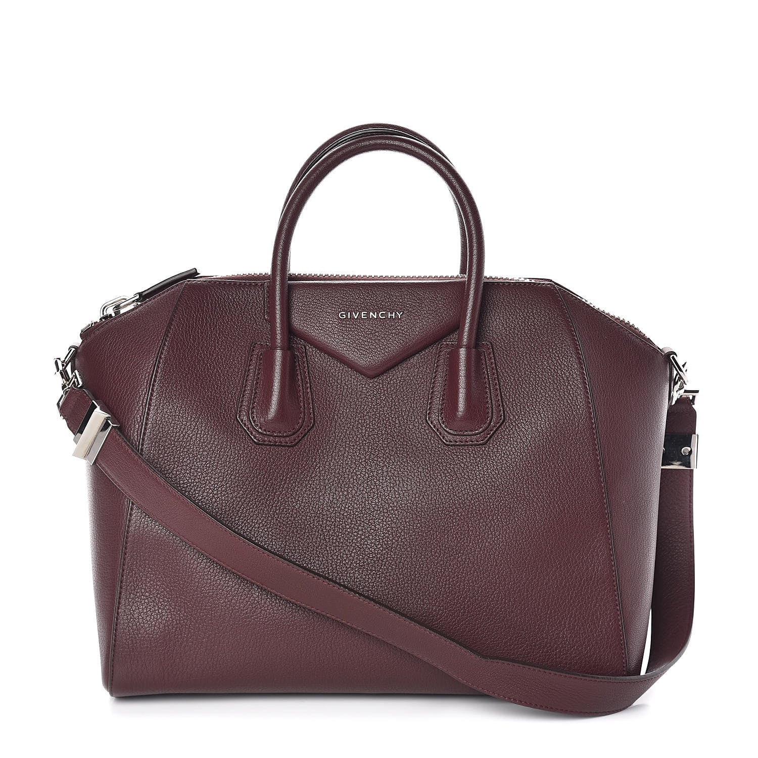 Givenchy Sugar Goatskin Medium Antigona Oxblood 1 of 11
