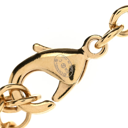 Chanel Metal Crystal CC Star Necklace Gold 5 of 7