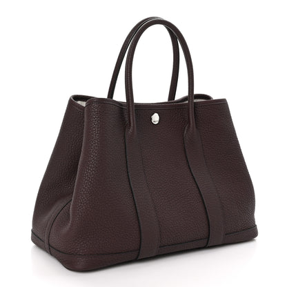 Hermes Negonda Garden Party Tote 30 TPM Bordeaux 3 of 10