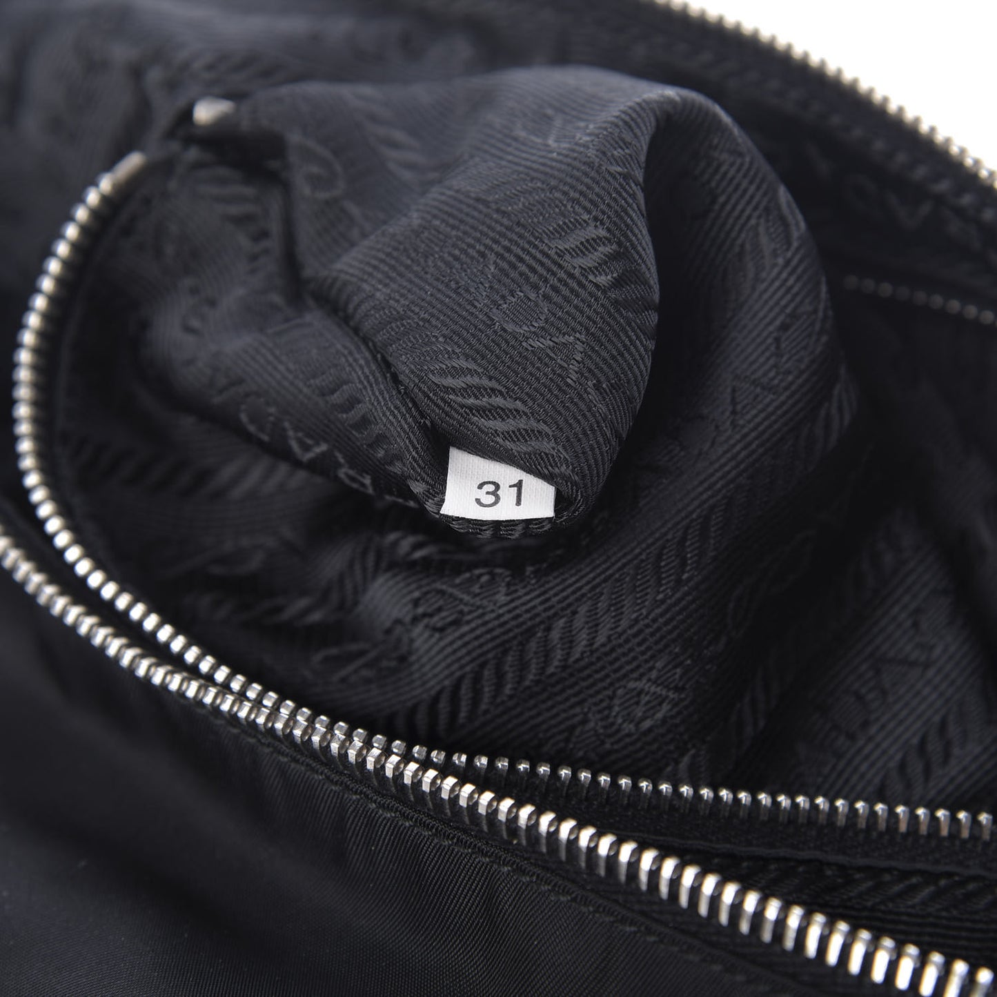Tessuto Nylon Pochette Bag Black