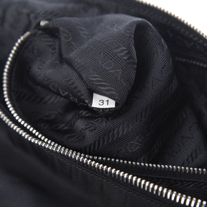 Prada Tessuto Nylon Pochette Bag Black 9 of 9