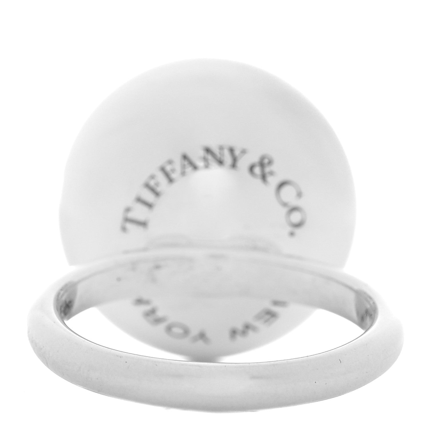 Tiffany Sterling Silver 15.75mm HardWear Ball Ring 48 4.5 3 of 4