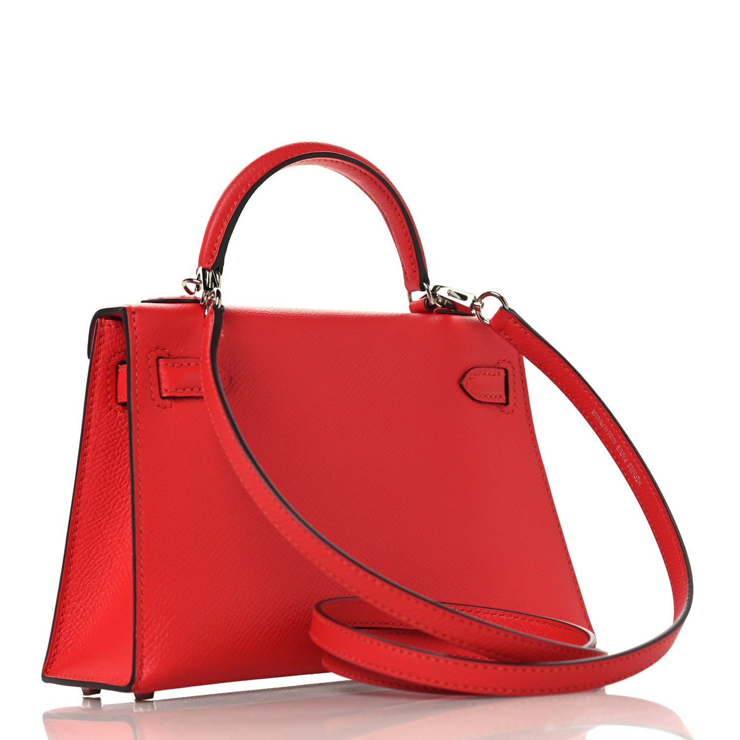Hermes Epsom Mini Kelly Sellier 20 Rouge Tomate 1802421 – FASHIONPHILE