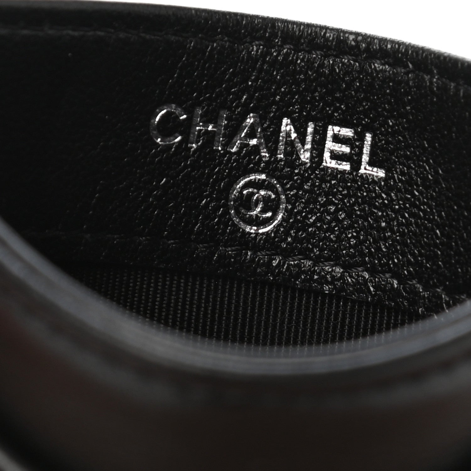 Chanel Lambskin Quilted Card Holder So Black 6 of 9