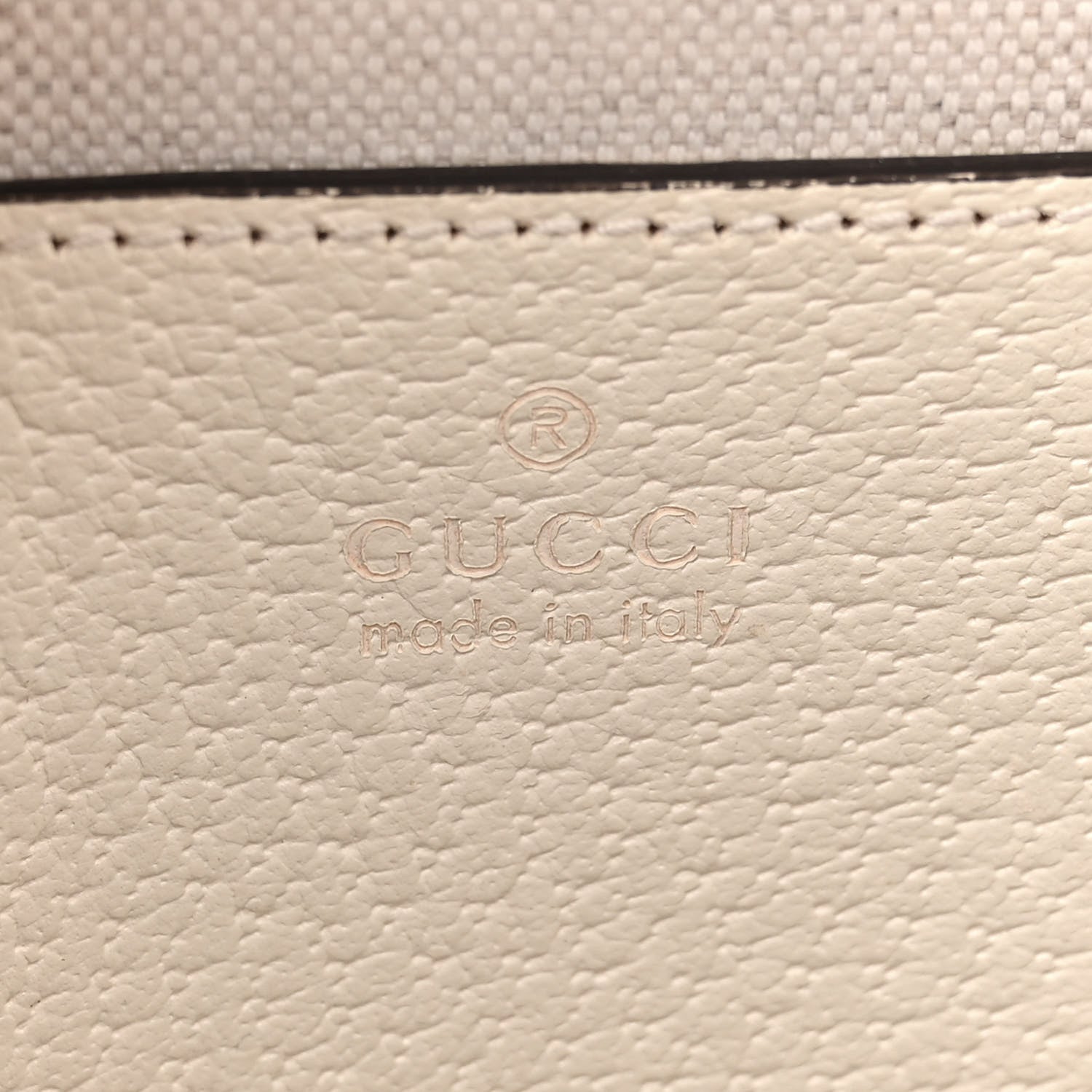 Gucci GG Supreme Monogram Textured Calfskin Web Small Ophidia Camera Bag Beige Ebony Mystic White 6 of 14