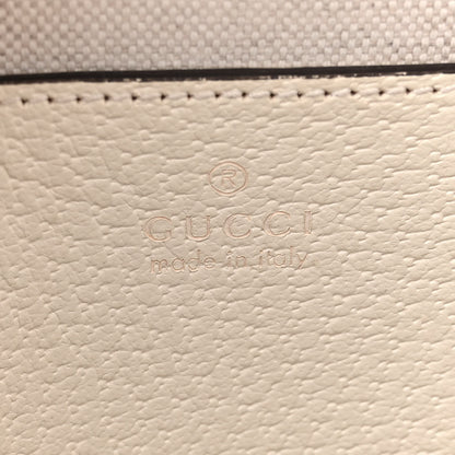 Gucci GG Supreme Monogram Textured Calfskin Web Small Ophidia Camera Bag Beige Ebony Mystic White 6 of 14
