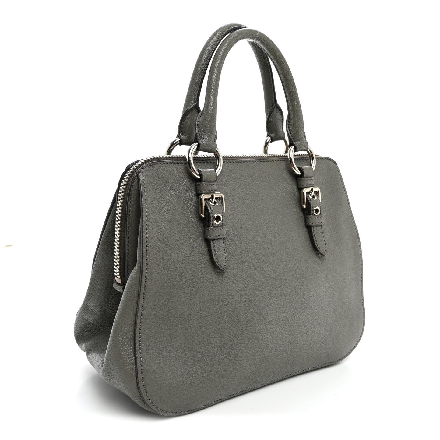 Goatskin Madras Bauletto Pomice
