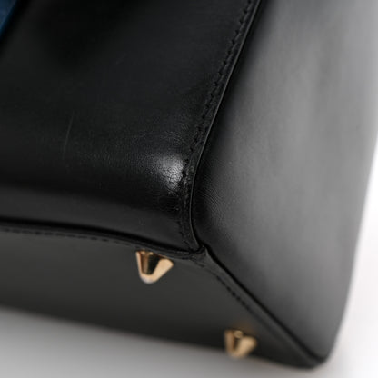 Christian Dior Calfskin Pockets Medium Lady Dior Blue 12 of 12