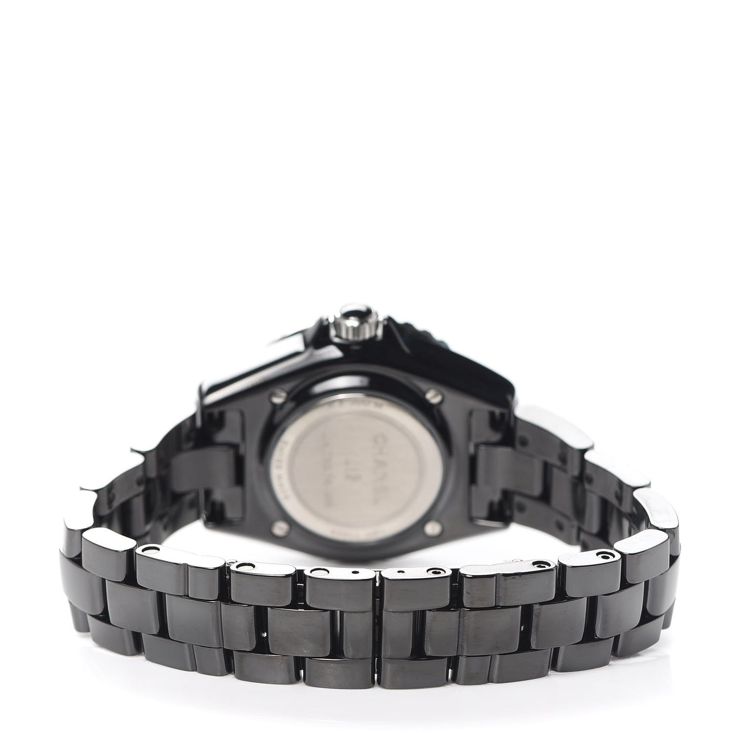 Stainless Steel Ceramic 33mm J12 Electro Quartz Watch Black