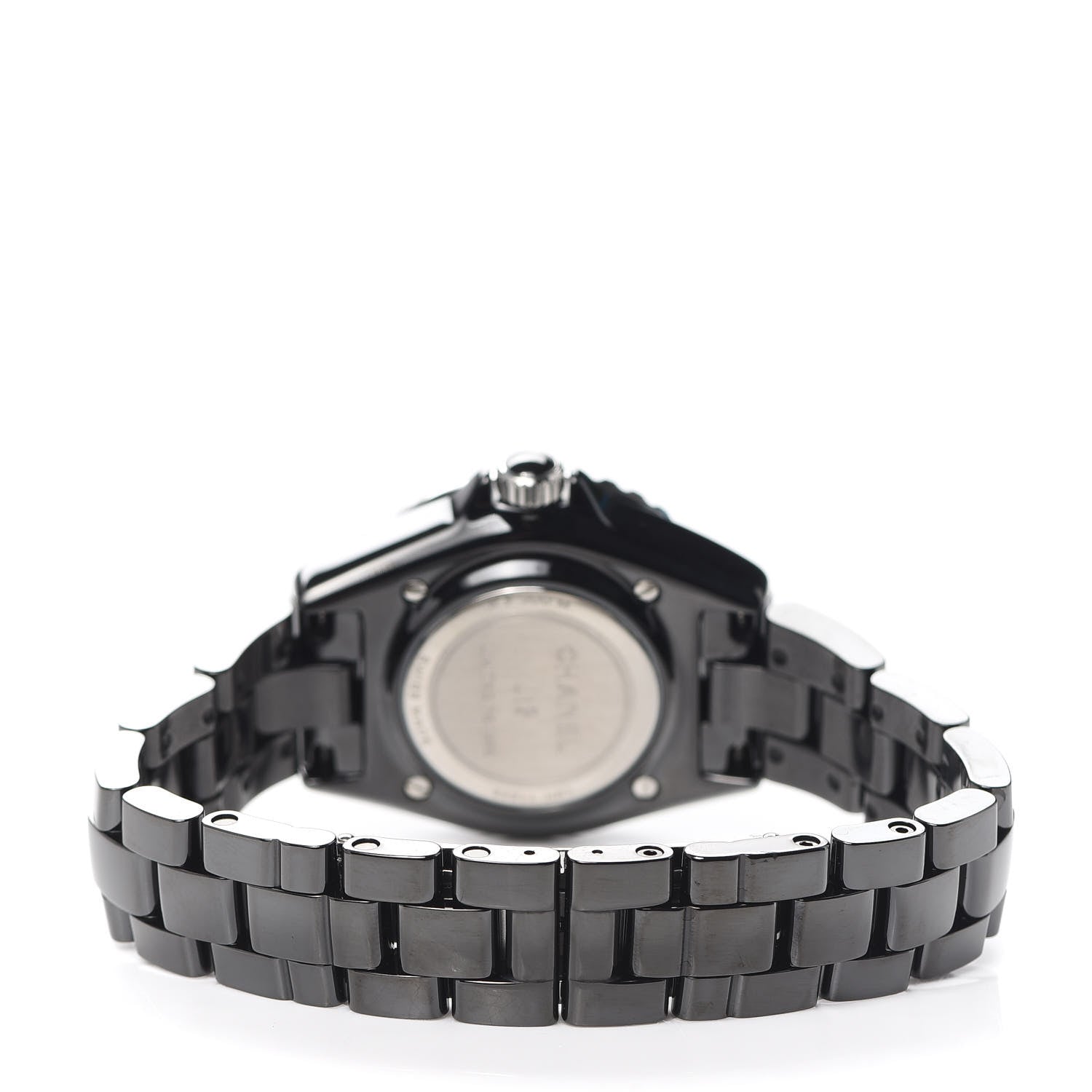 Chanel Stainless Steel Ceramic 33mm J12 Electro Quartz Watch Black 4 of 6