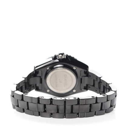 Chanel Stainless Steel Ceramic 33mm J12 Electro Quartz Watch Black 4 of 6