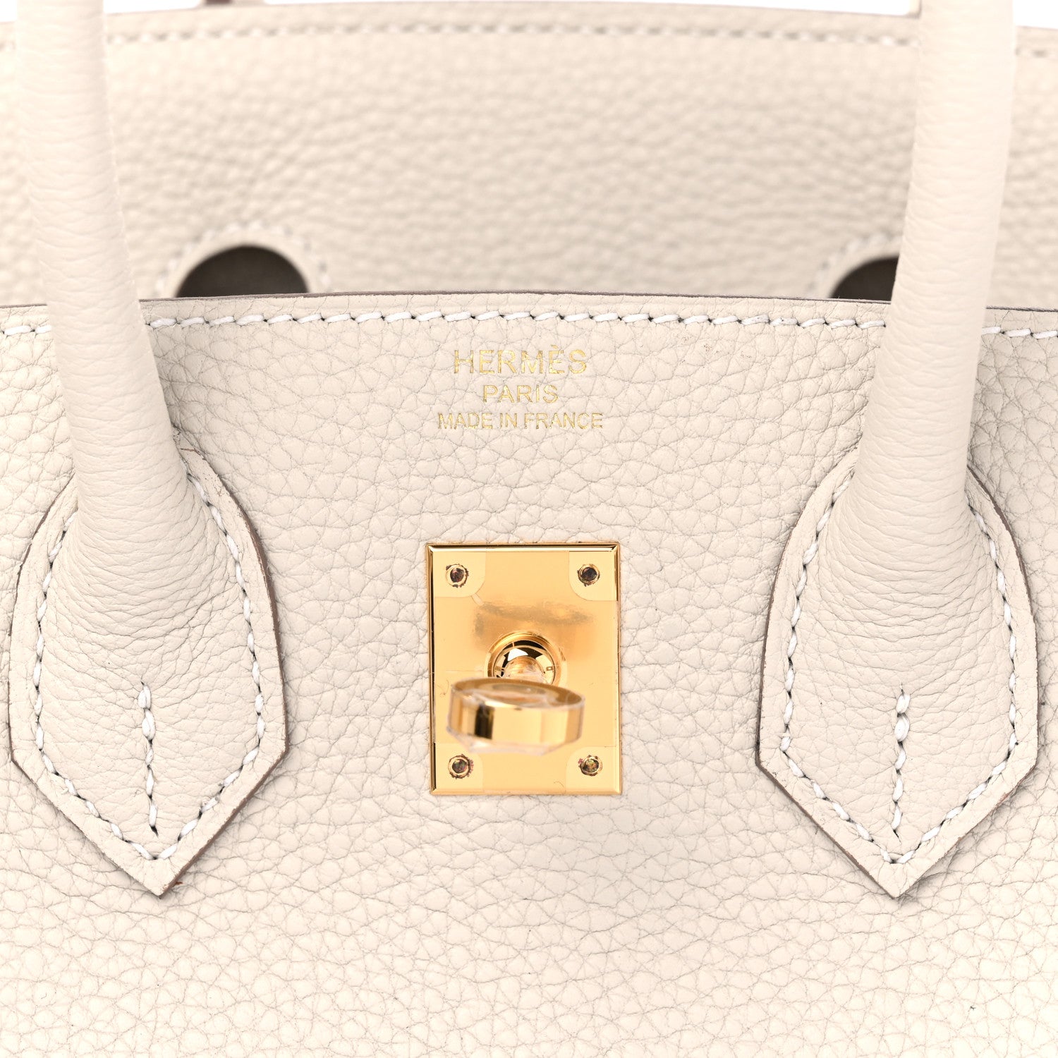 Hermes Togo Birkin 25 Craie 6 of 11