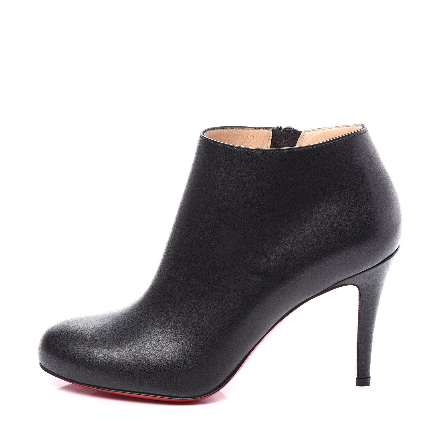 Christian Louboutin Calfskin Belle 85 Ankle Boots 37 Black 1 of 12