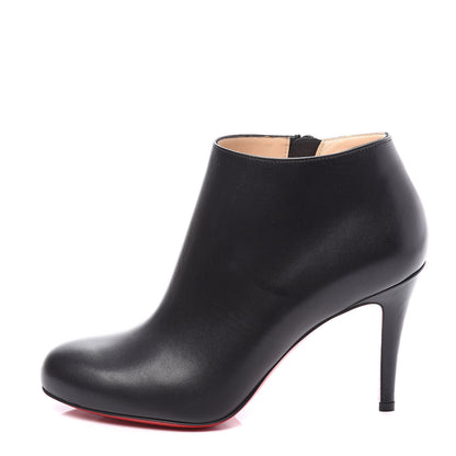 Christian Louboutin Calfskin Belle 85 Ankle Boots 37 Black 1 of 12