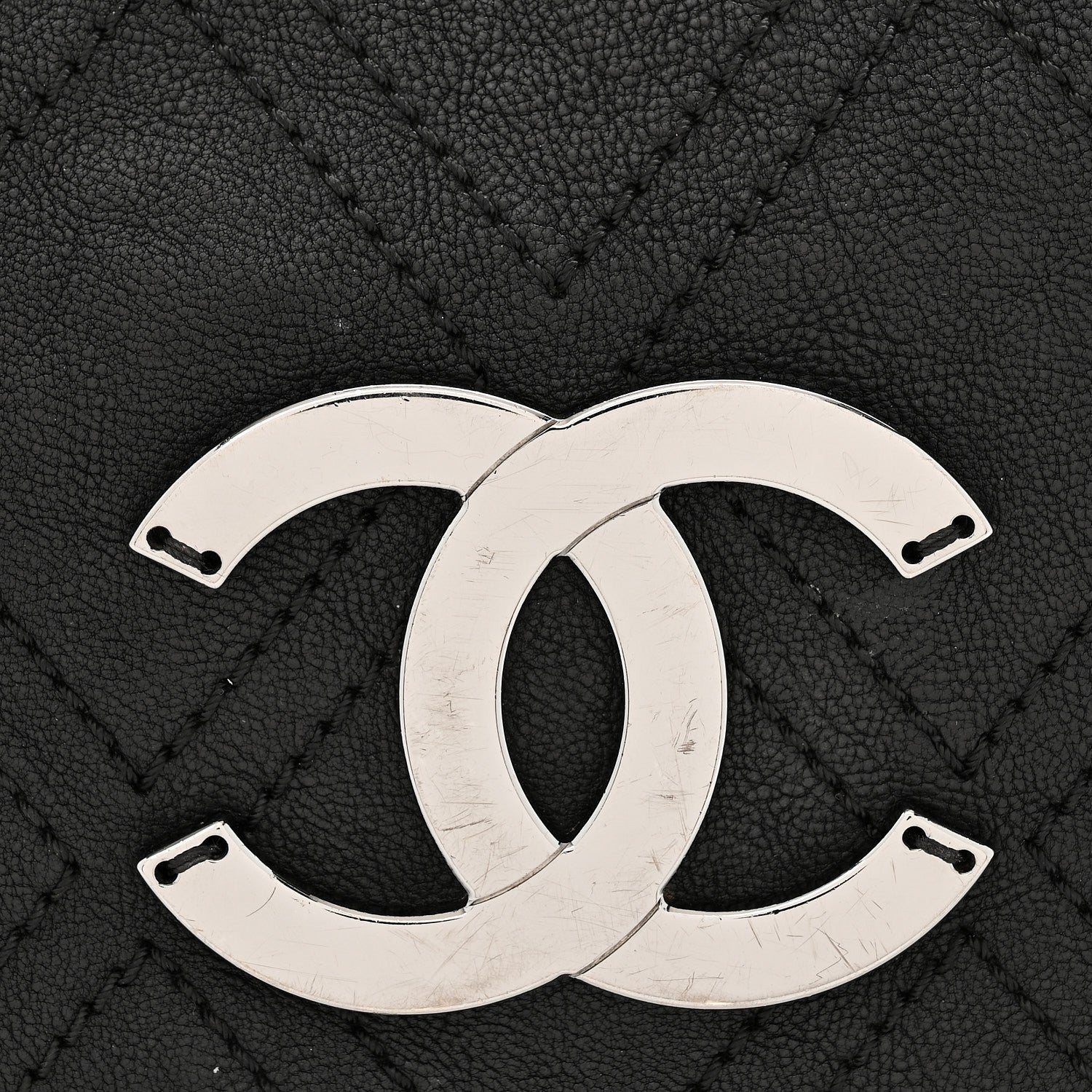Chanel Calfskin Diamond Stitch Accordion Flap Black 12 of 12