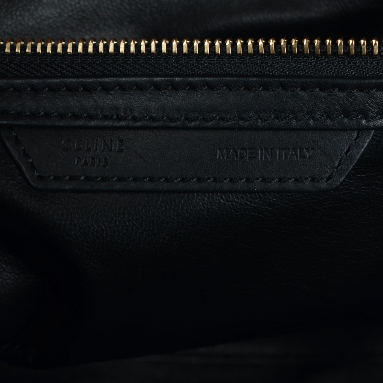Celine Smooth Calfskin Mini Luggage Black 6 of 8