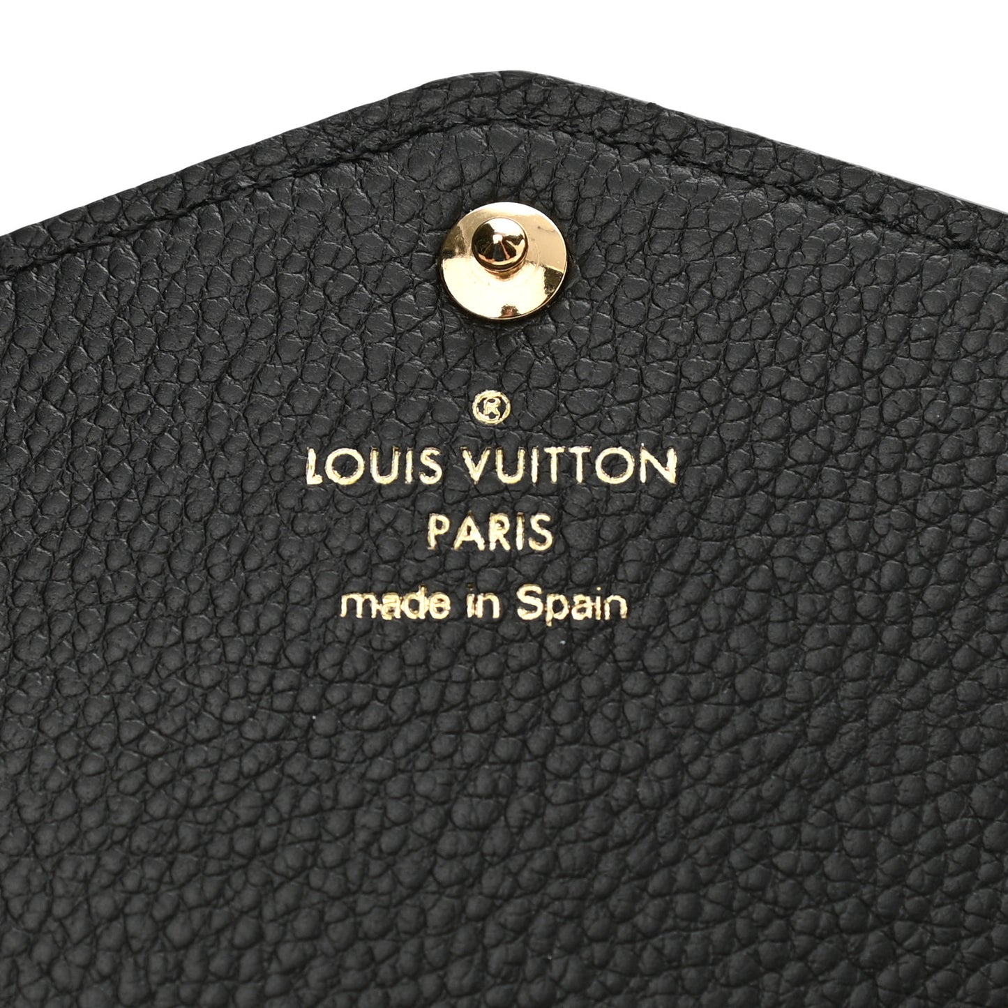 Monogram Empreinte Giant Sarah Wallet Black Beige