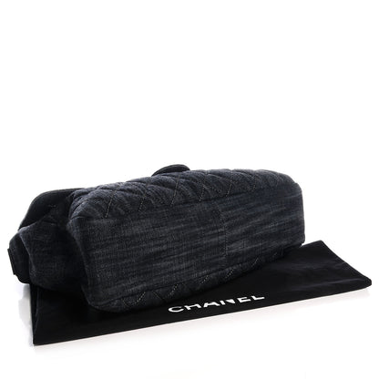 Chanel Denim Stretch Spirit Messenger Blue 4 of 9
