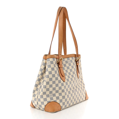 Louis Vuitton Damier Azur Hampstead MM 3 of 10