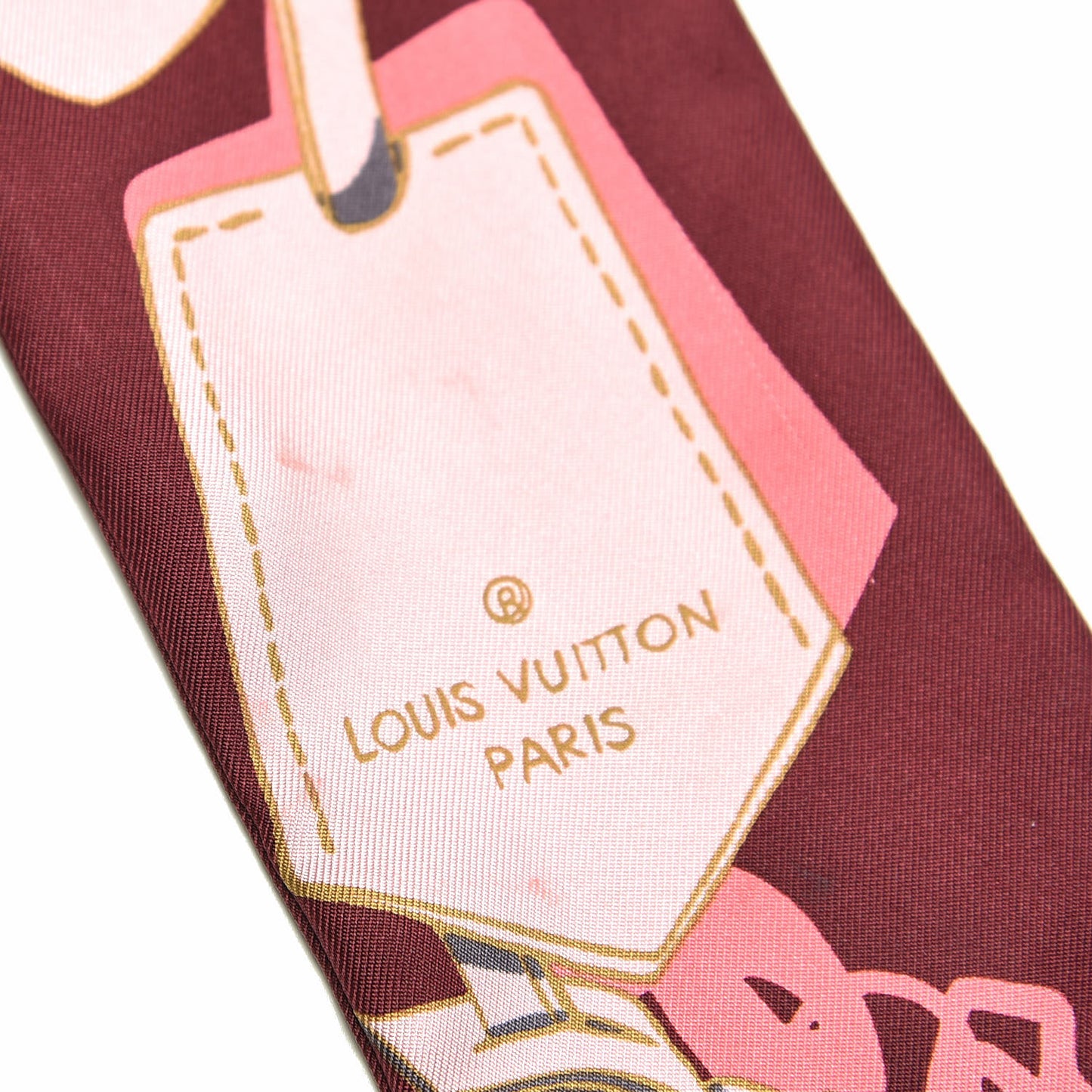 Silk Handle Me Bandeau Bordeaux