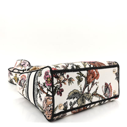 Christian Dior Canvas Embroidered Jardin Botanique Medium Lady D-Lite White Multicolor 4 of 12