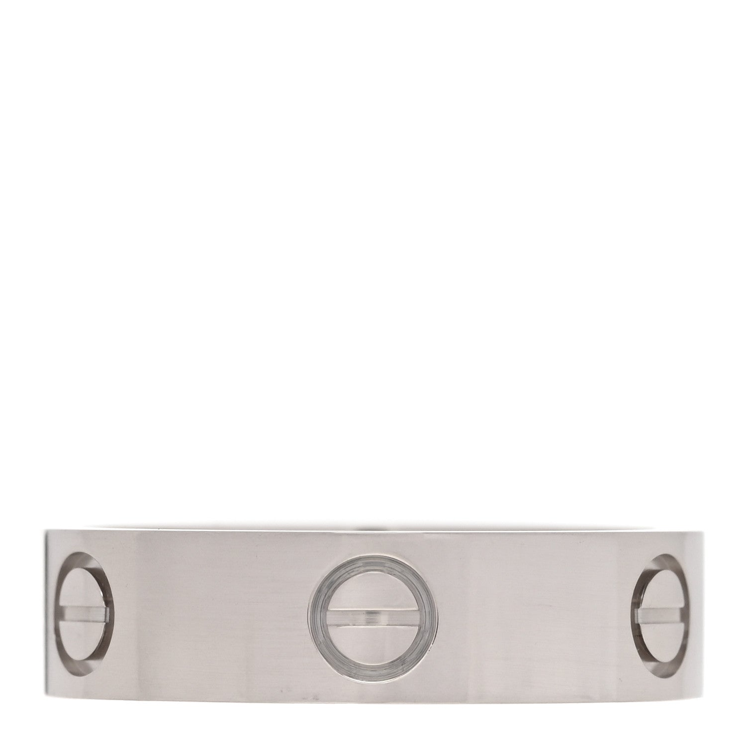 Cartier 18K White Gold 5.5mm LOVE Ring 60 9.25 2 of 4