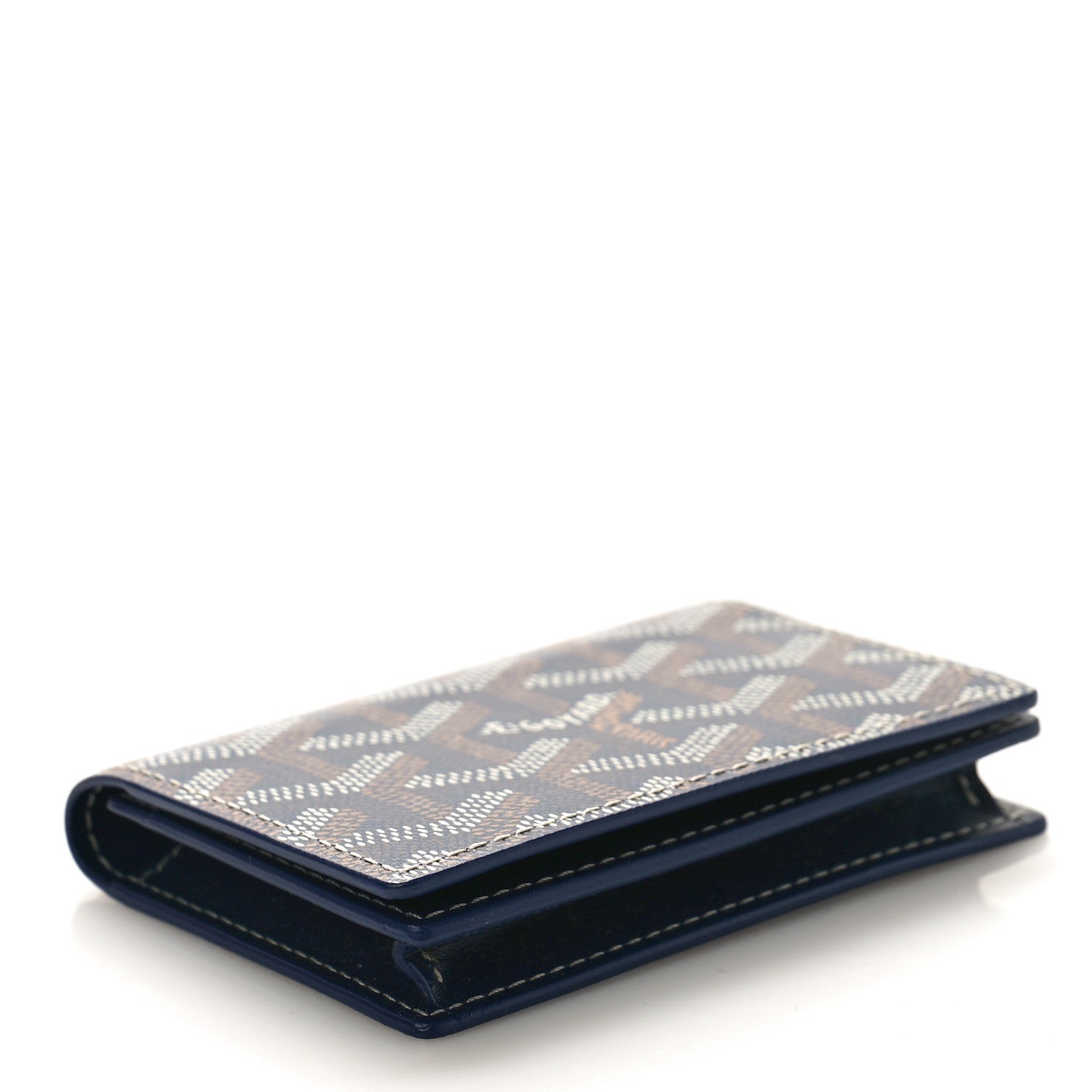 Goyard Goyardine Business Card Holder Navy 4 of 9