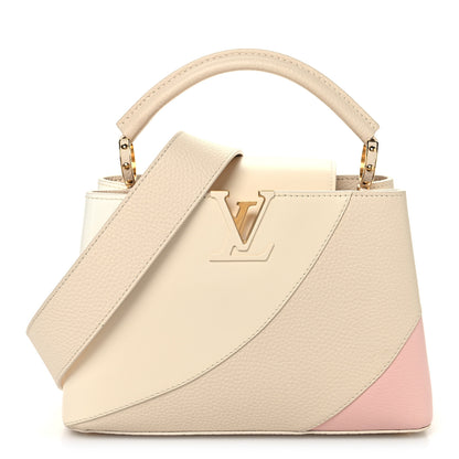 Louis Vuitton Taurillon Gelato Capucines BB Tonal Vanilla Beige 1 of 12