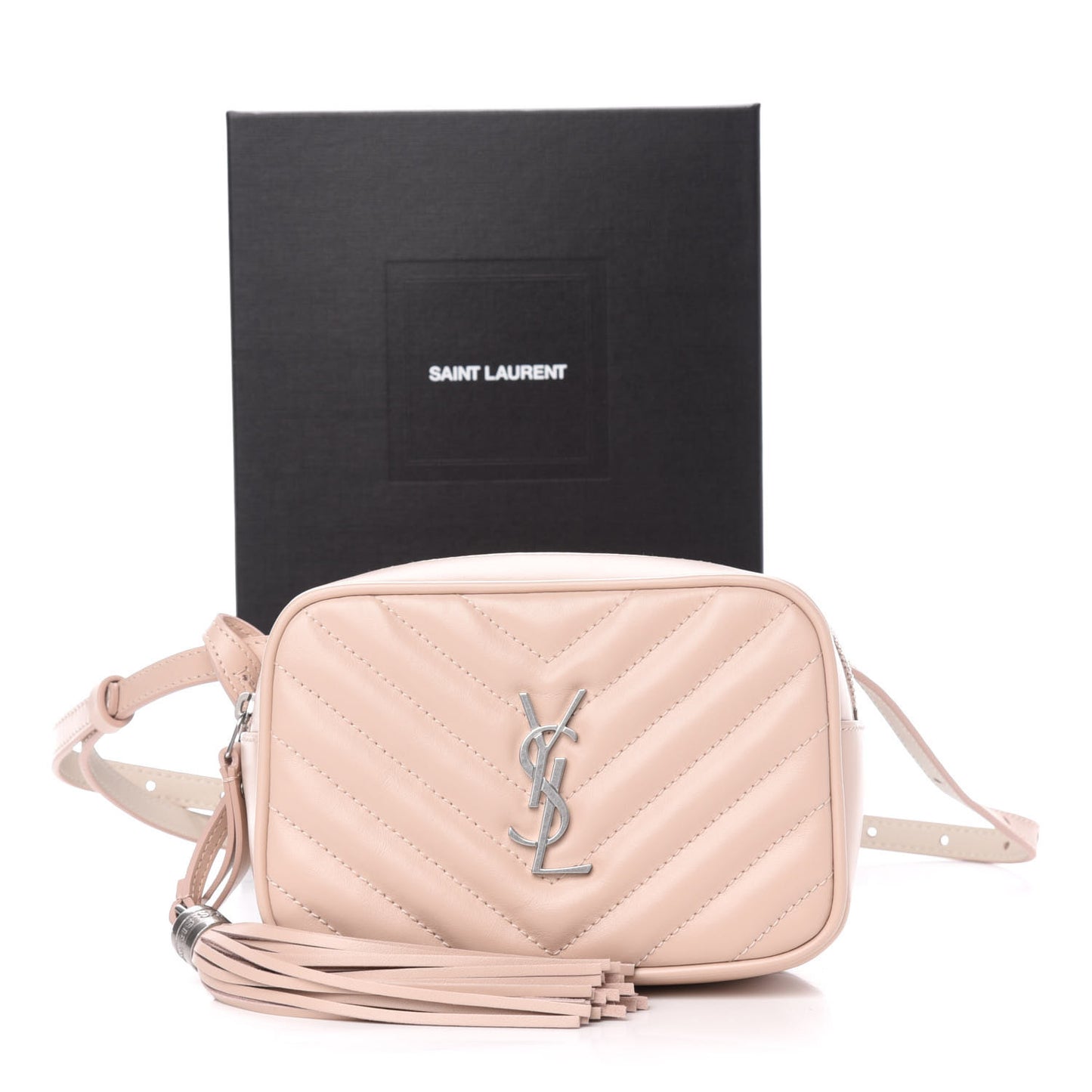 Calfskin Matelasse Monogram Lou Belt Bag Rose Poudre