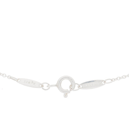 Tiffany Sterling Silver 9mm Elsa Peretti Bean Pendant Necklace 4 of 4