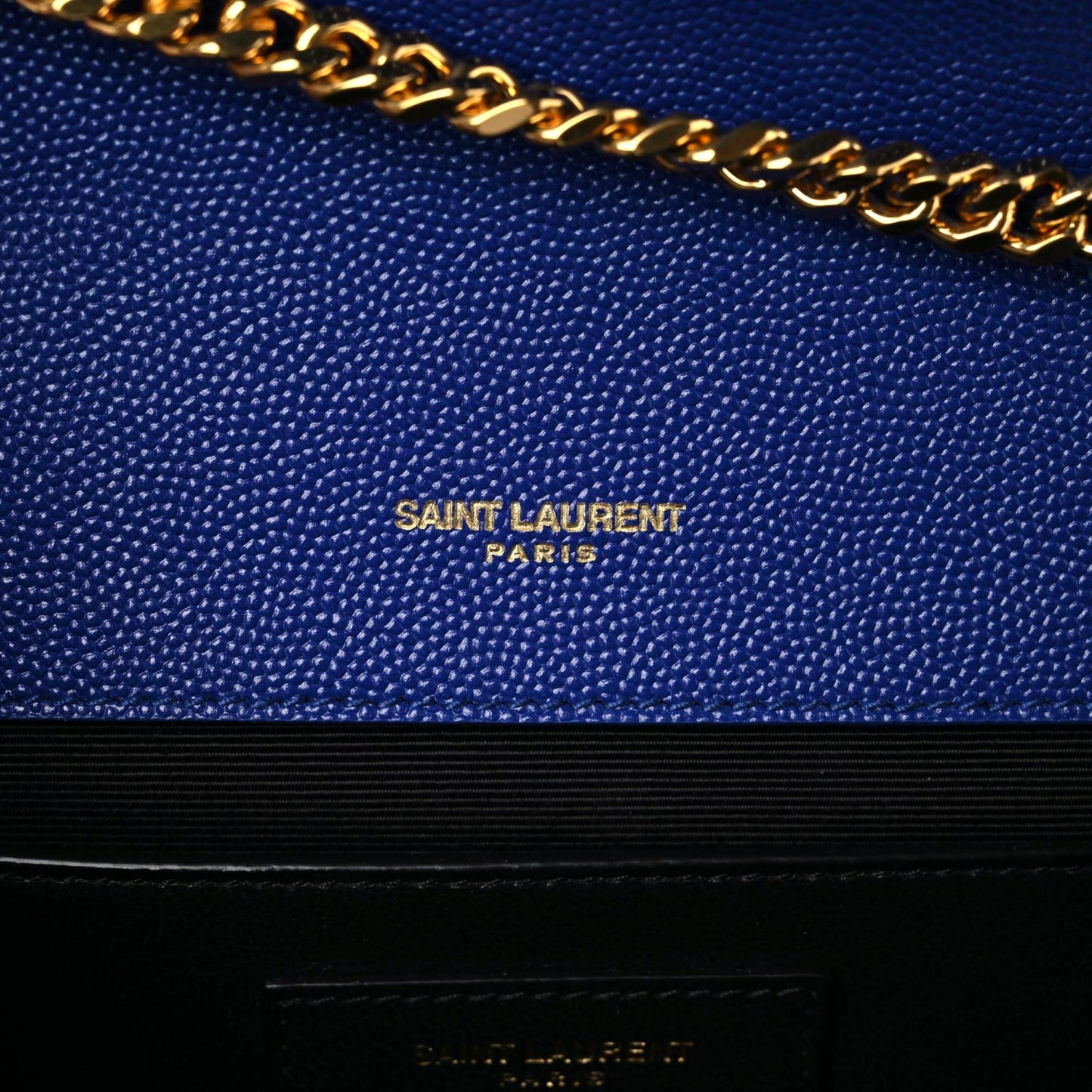 Grain De Poudre Medium Classic Monogram Kate Satchel Flash Blue