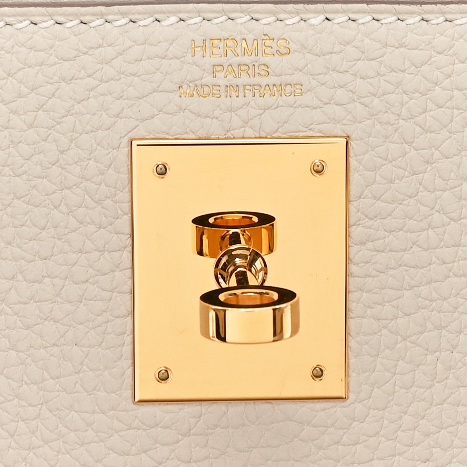 Hermes Togo Kelly Retourne 28 Craie 6 of 11