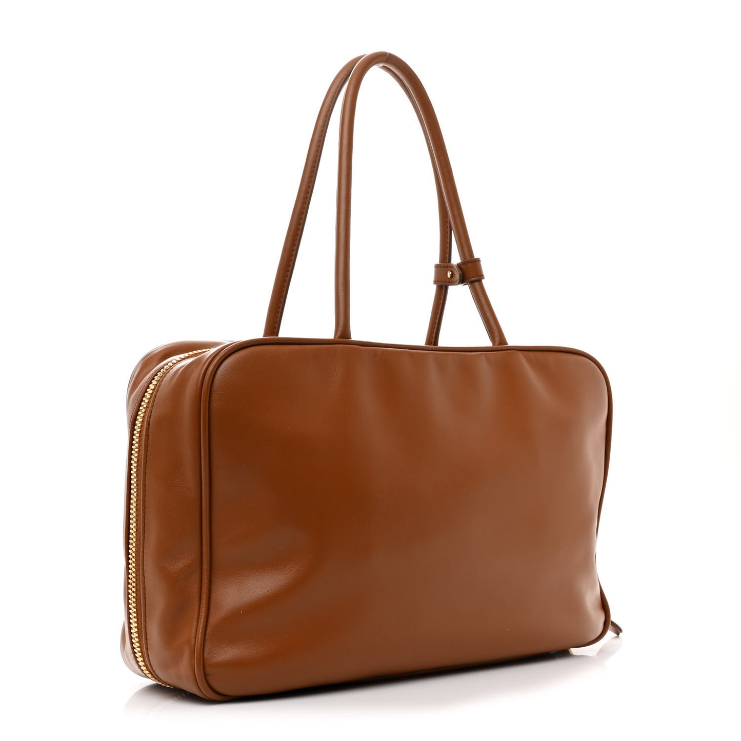 Soft Calf Softy Large Beau Top Handle Bag Cognac