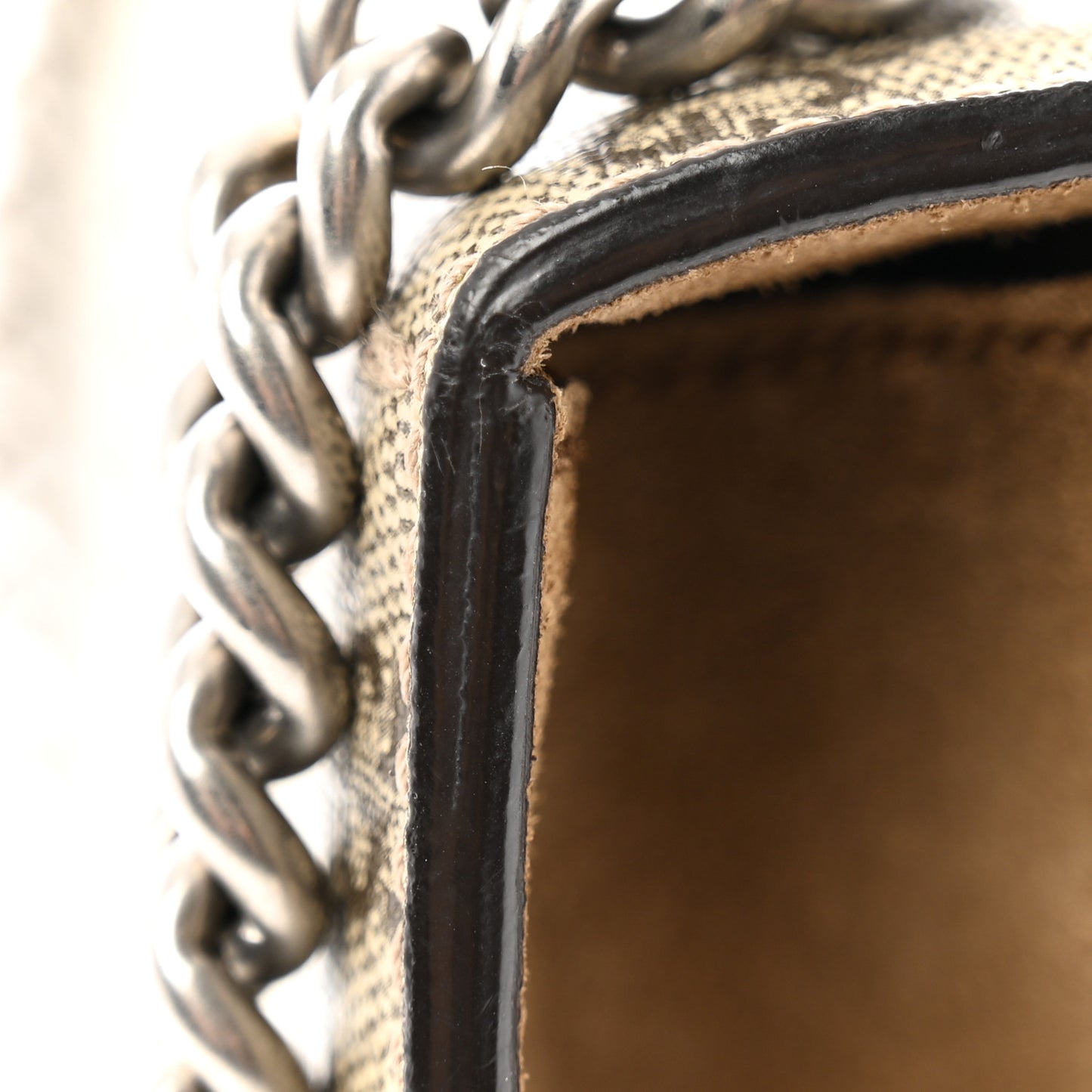 GG Supreme Monogram Mini Dionysus Shoulder Bag Taupe