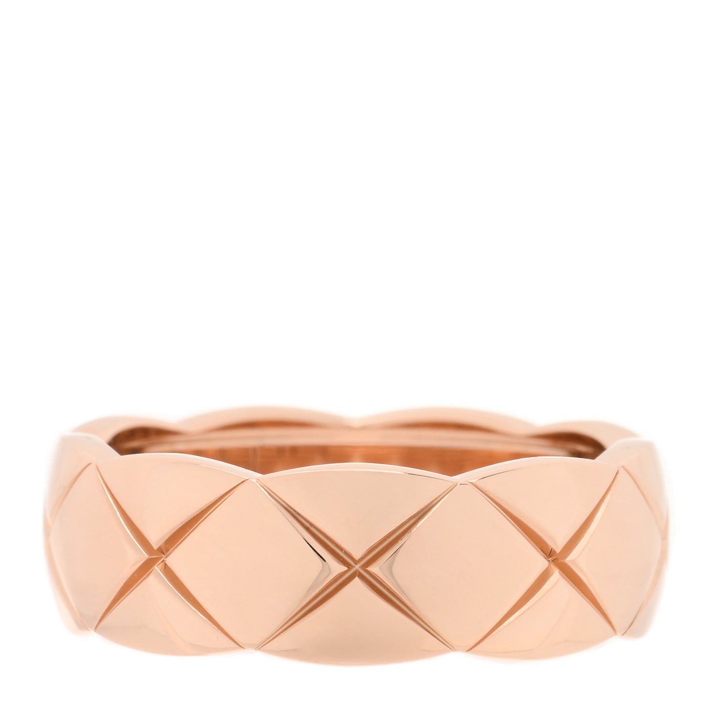 18K Beige Gold Small Coco Crush Ring 53 6.5