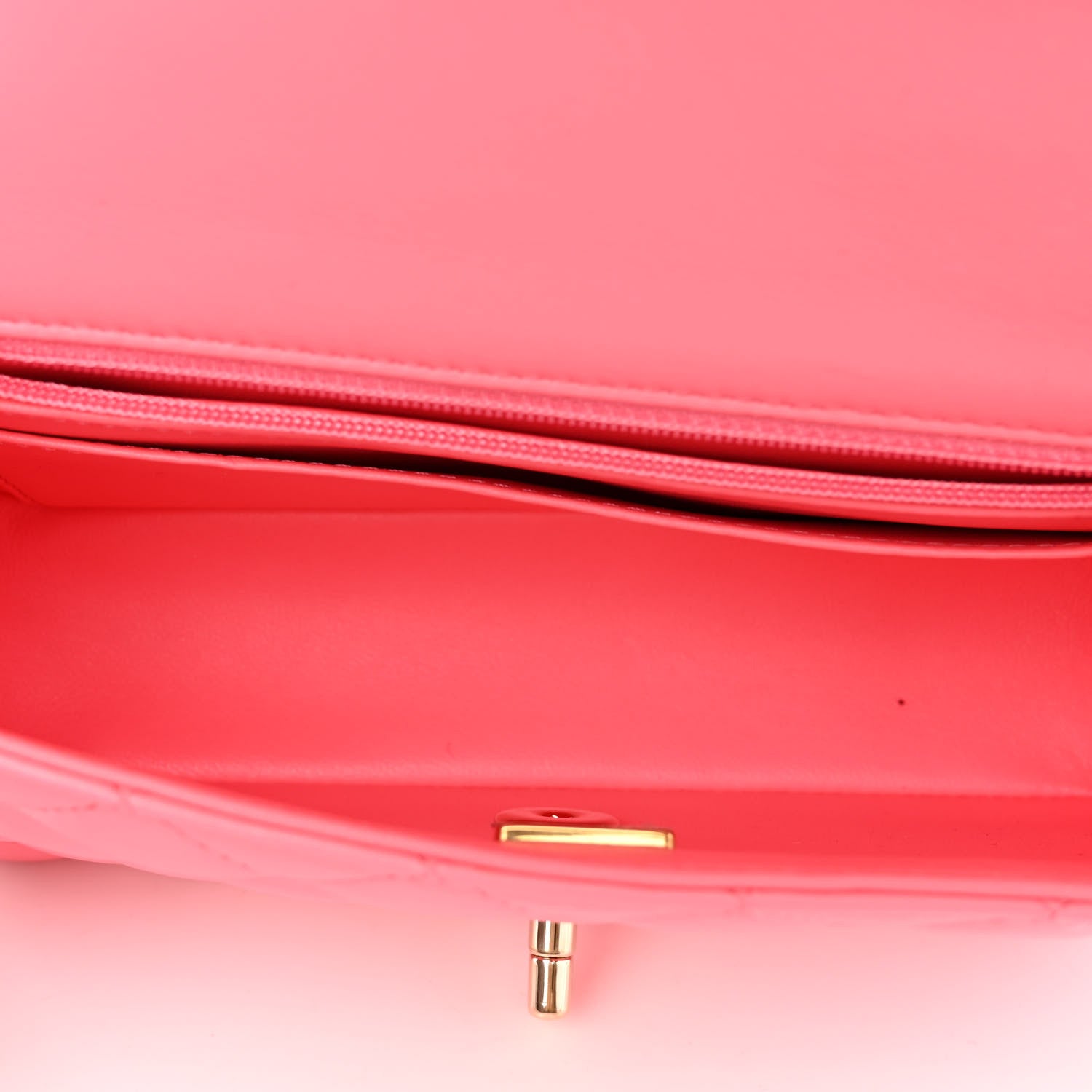 Chanel Lambskin Quilted Mini Rectangular Flap Pink 5 of 14